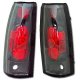 94-99 Chevy Suburban Black Taillights@ Tail lamps