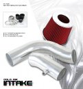 92-94 NISSAN MAXIMA V6 COLD AIR INTAKE POLISH WITH RED FILTER
