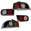 94-01 Acura Integra 4d Black Altezza Tail Lights@ Lamps