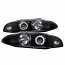 Black CCFL Projector Headlights for 97-99 Mitsubishi Eclipse