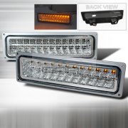 88-98 Chevy C10 CHROME LED Bumper Lights