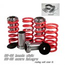 88-00 Honda Civic racing lowering coil-over spring kit w-red spr