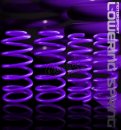 79-99 FORD MUSTANG PURPLE LOWER SPRING