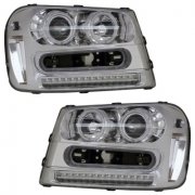 03-06 Chevy Silverado chrome lamps headlight