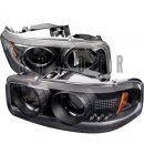 Black Halo LED Projector Headlights for 00-06 GMC Yukon XL/SLT
