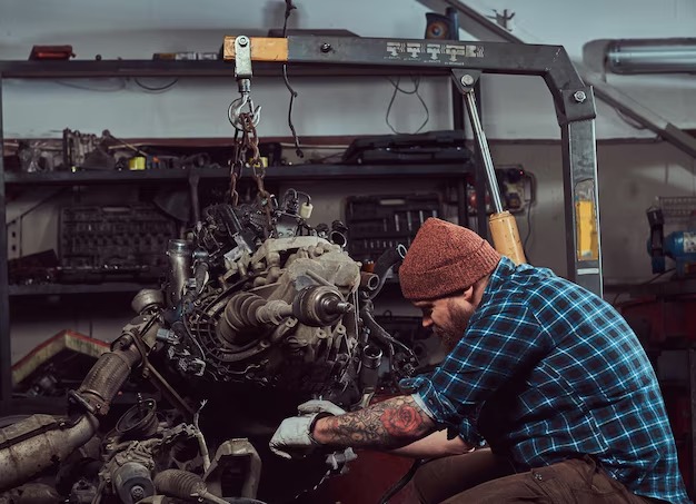 Servicing a diesel engine