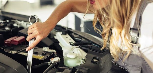 Fitting a condenser by car