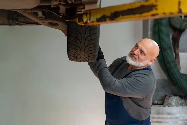 Checking damper units by car